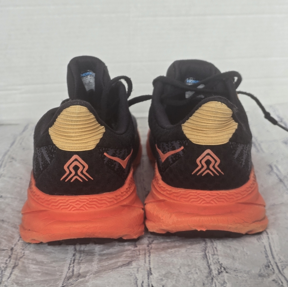 HOKA CHALLENGER ATR 7 MEN'S RUNNING SHOES IN CASTERROCK/FLAME SIZE 11. - Picture 6 of 10